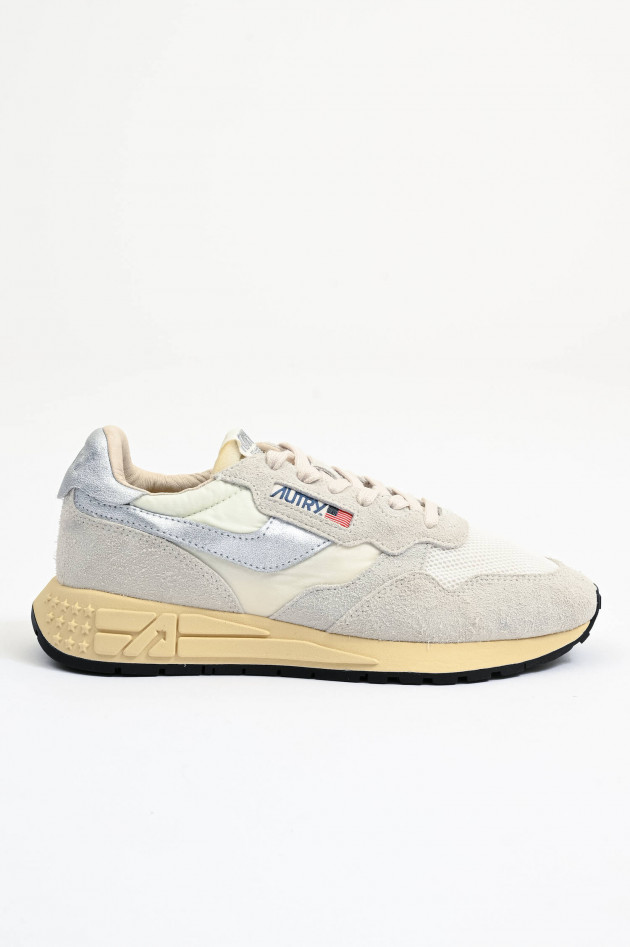 Autry  Sneaker REELWIND LOW in Hellgrau/Weiß/Silber