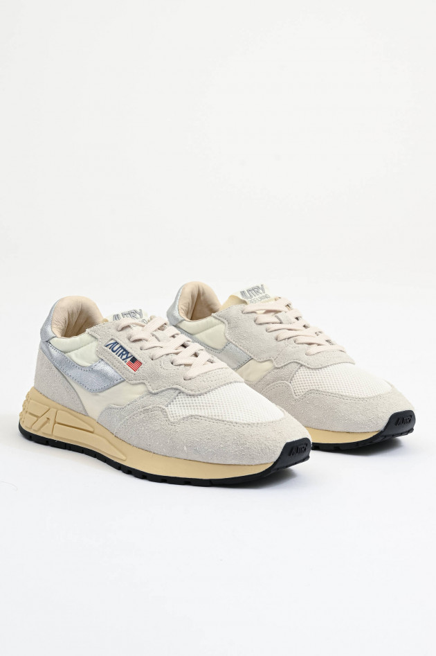 Autry  Sneaker REELWIND LOW in Hellgrau/Weiß/Silber