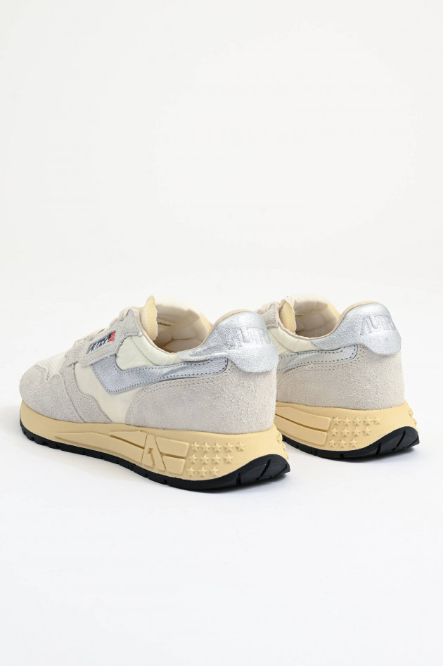 Autry  Sneaker REELWIND LOW in Hellgrau/Weiß/Silber