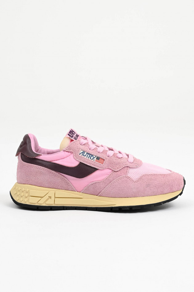 Autry  Sneaker REELWIND LOW in Pink/Bordeaux
