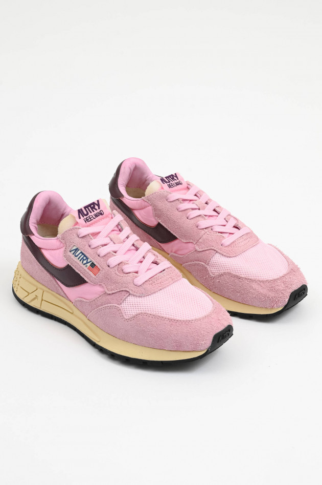 Autry  Sneaker REELWIND LOW in Pink/Bordeaux