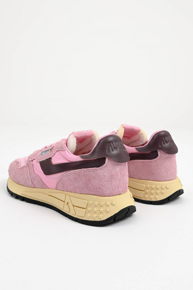 Autry  Sneaker REELWIND LOW in Pink/Bordeaux