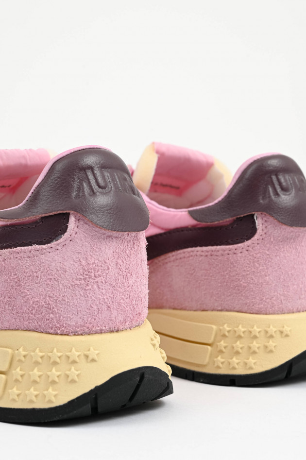 Autry  Sneaker REELWIND LOW in Pink/Bordeaux