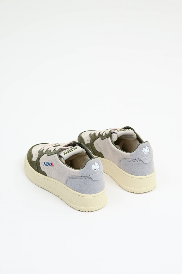 Autry Kinder-Sneaker MEDALIST LOW in Creme/Khaki
