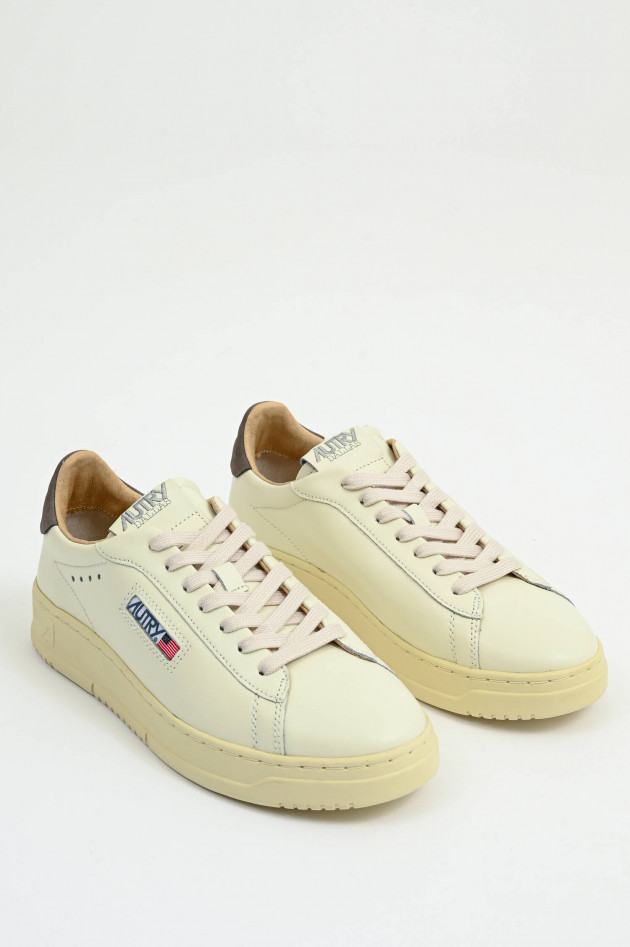 Autry  Sneaker DALLAS LOW in Creme/Brown