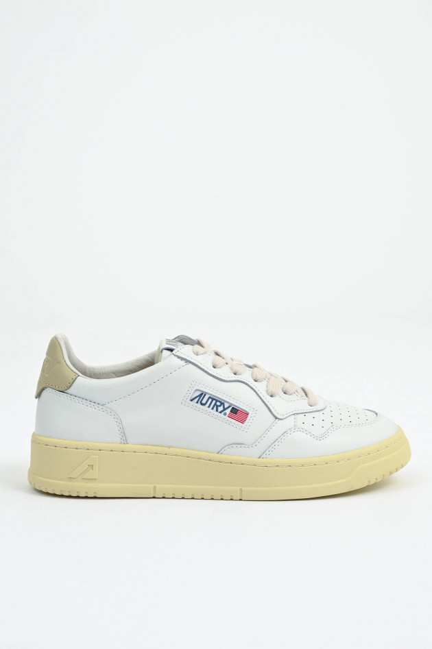 Autry Sneaker MEDALIST LOW in Weiß/Taupe