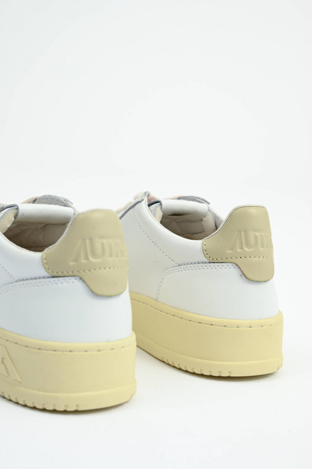 Autry Sneaker MEDALIST LOW in Weiß/Taupe