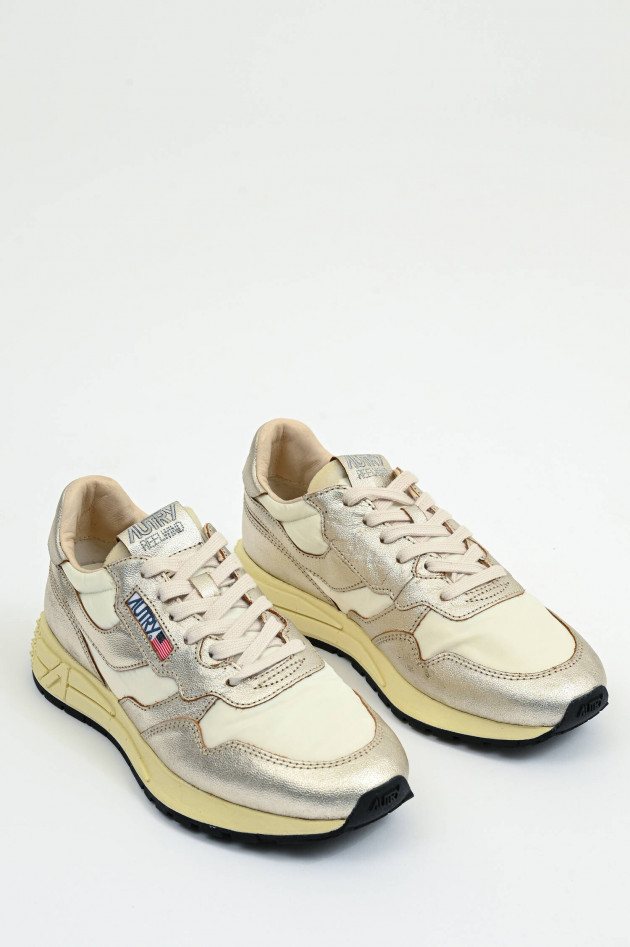 Autry  Sneaker REELWIND LOW in Gold/Weiß