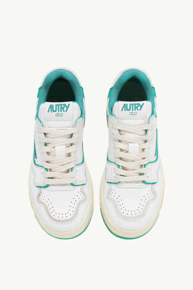 Autry Sneaker CCL LOW in Weiß/Grün