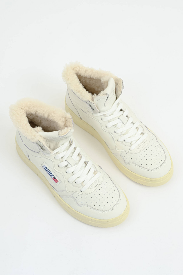 Autry Gefütterter High-Top Sneaker MEDALIST in Weiß