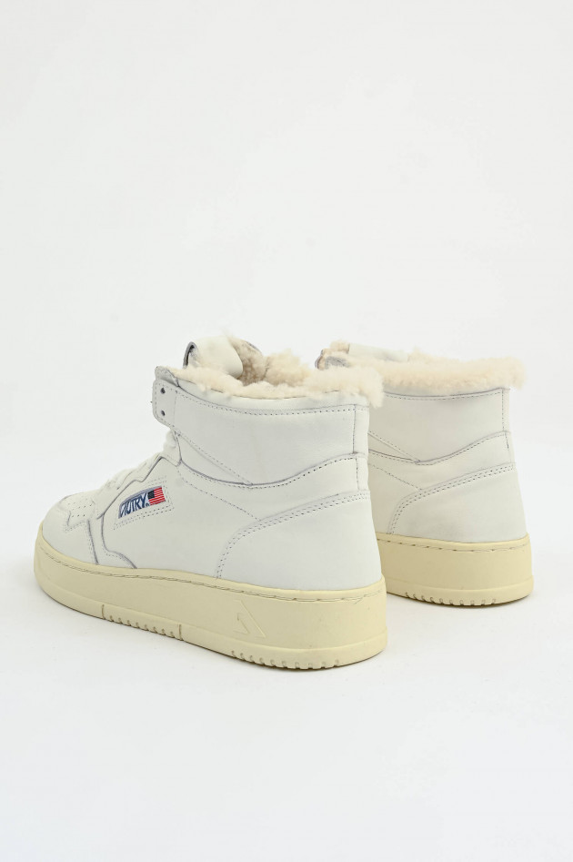 Autry Gefütterter High-Top Sneaker MEDALIST in Weiß