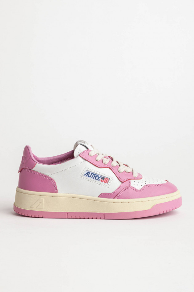 Autry Sneaker MEDALIST LOW CLASSIC in Mauve/Weiß