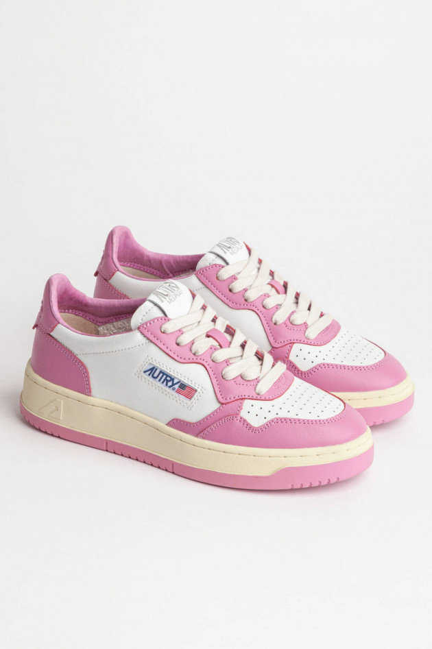 Autry Sneaker MEDALIST LOW CLASSIC in Mauve/Weiß