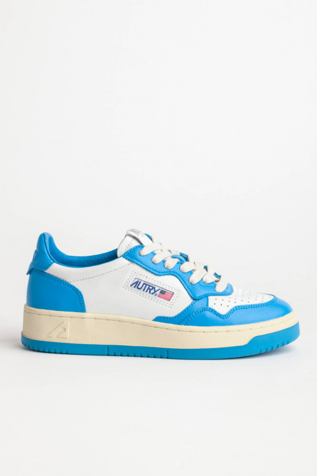 Autry Sneaker MEDALIST LOW CLASSIC in Kobaltblau/Weiß