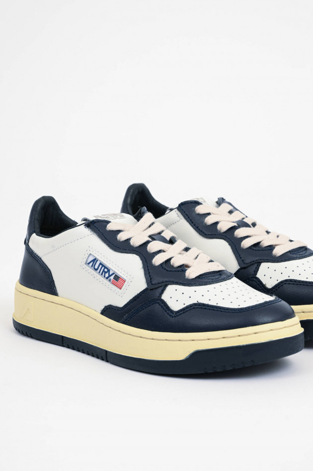 Autry Sneaker MEDALIST LOW in Navy/Weiß