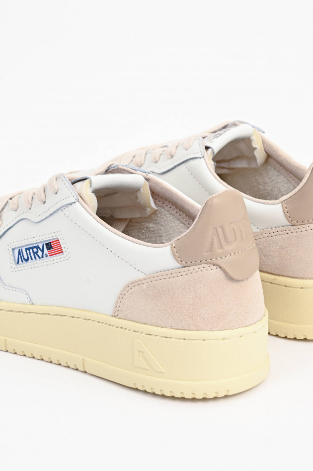 Autry Sneaker MEDALIST LOW in Weiß/Beige