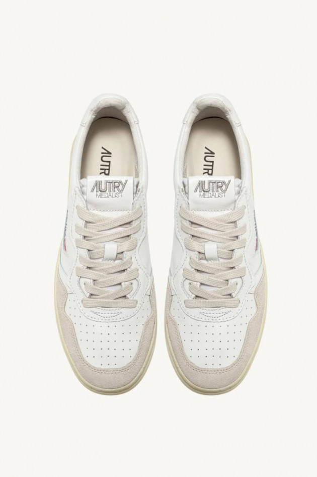 Autry Sneaker MEDALIST LOW in Weiß/Beige