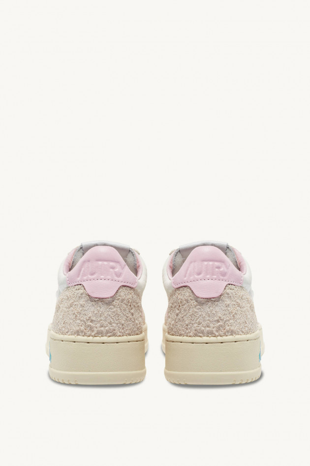 Autry Sneaker MEDALIST LOW in Creme/Beige/Rosa