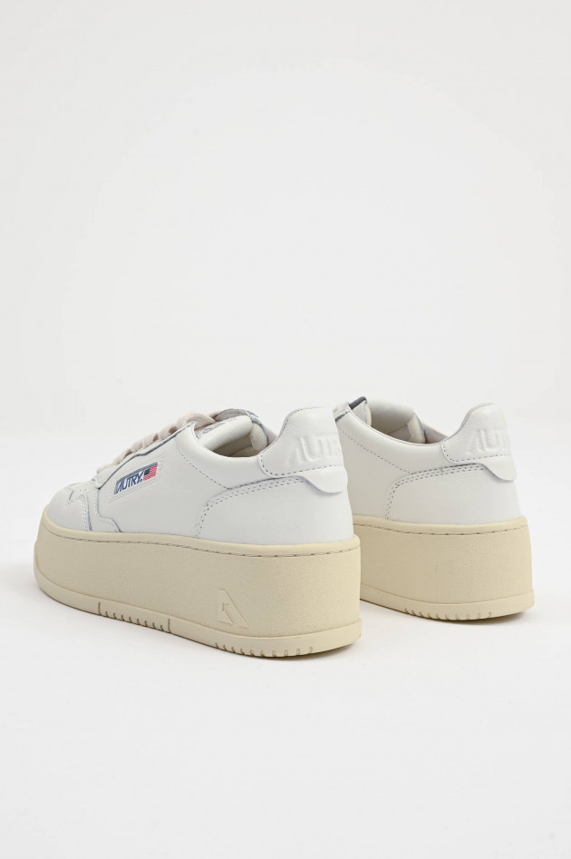 Autry Sneaker PLATTFORM LOW in Weiß