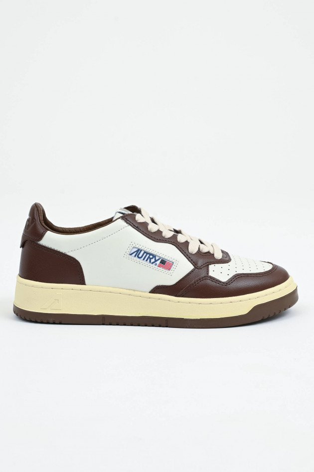 Autry Sneaker MEDALIST LOW in Weiß/Braun