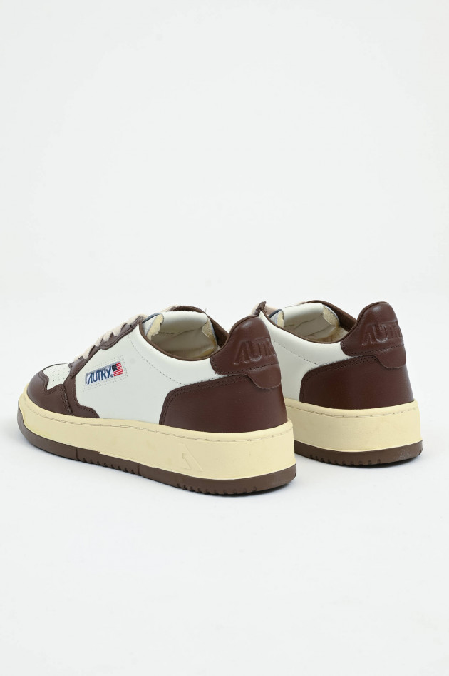 Autry Sneaker MEDALIST LOW in Weiß/Braun