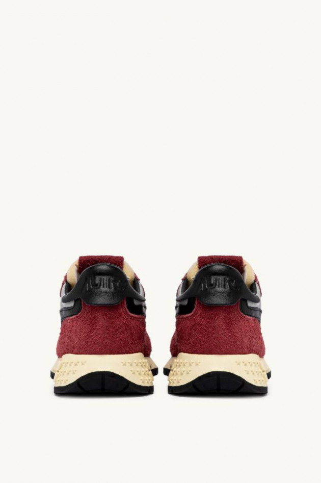 Autry Sneaker REELWIND LOW in Rot/Schwarz/Greige