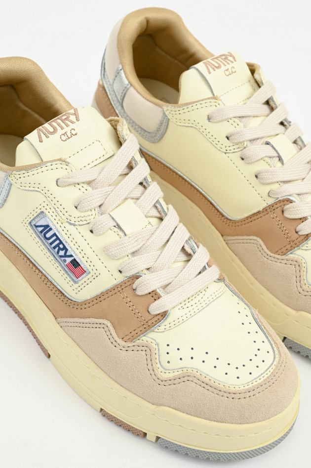 Autry Sneaker CCL LOW in Weiß/Beige/Camel