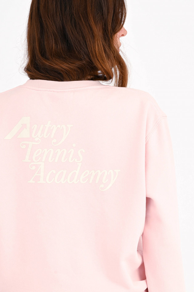Autry Sweater mit Rückenprint in Rosa