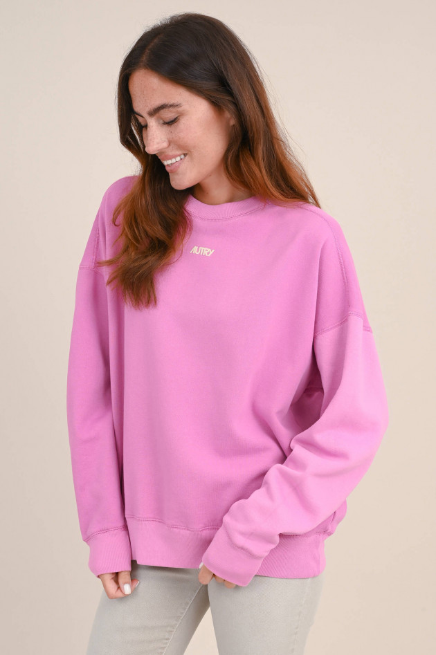 Autry Sweater mit Logo-Print in Mauve