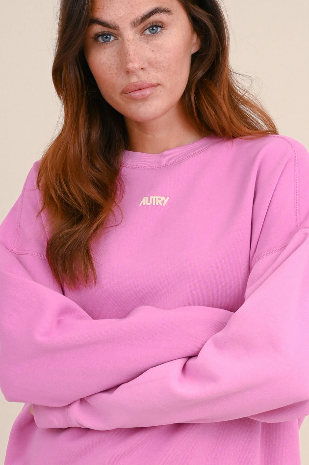 Autry Sweater mit Logo-Print in Mauve