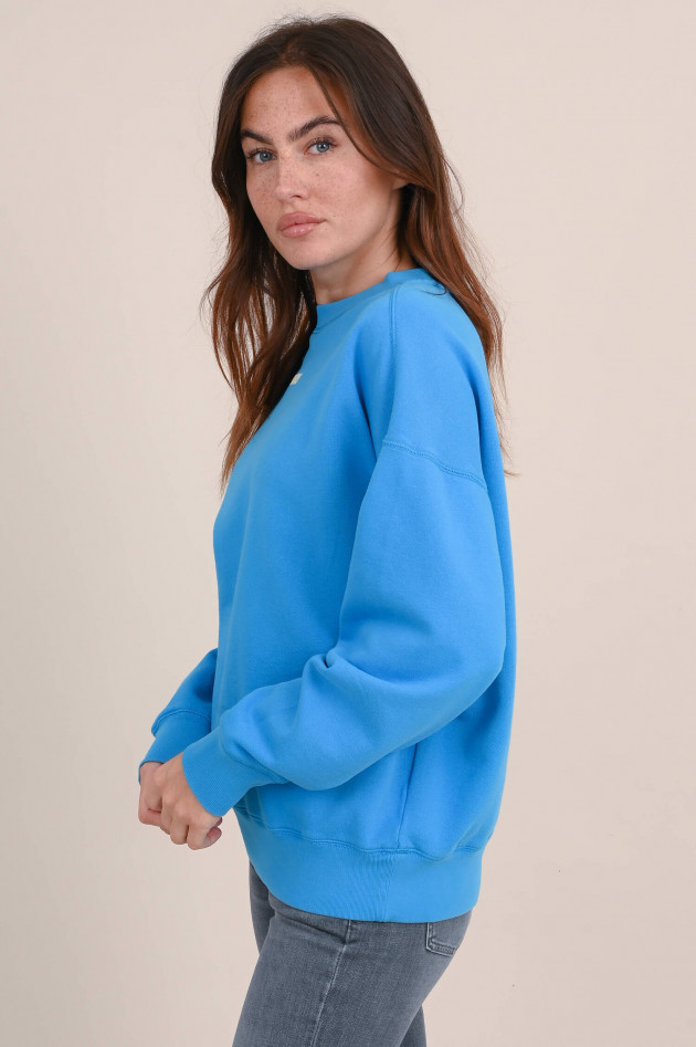 Autry Sweater mit Logo-Print in Kobaltblau