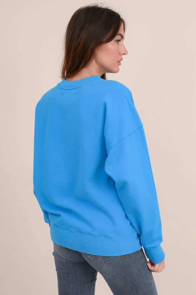 Autry Sweater mit Logo-Print in Kobaltblau