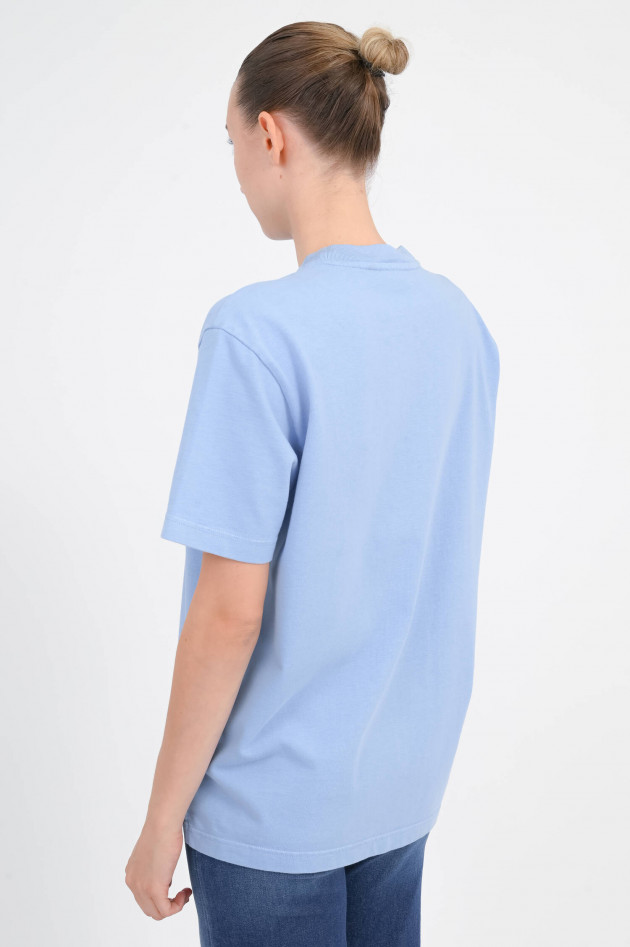 Autry T-Shirt aus Baumwolle in Hellblau