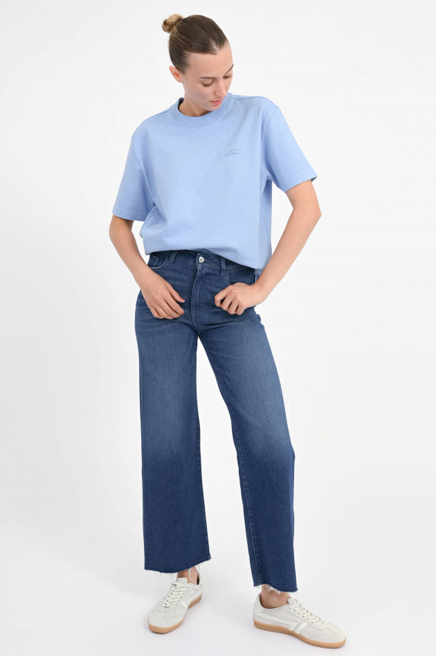 Autry T-Shirt aus Baumwolle in Hellblau