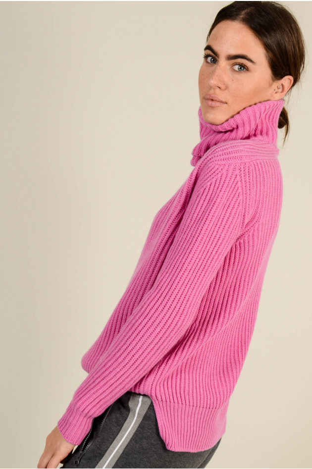 avant toi Rollkragenpullover in Pink