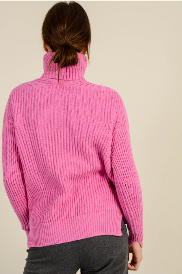 avant toi Rollkragenpullover in Pink