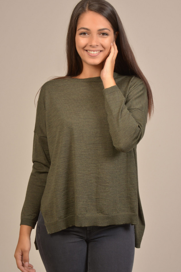 avant toi Pullover aus Wolle in Oliv