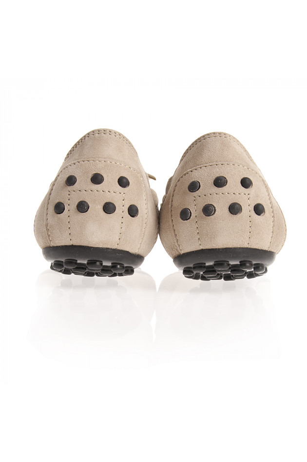 Tod's Ballerina aus Wildleder in Cappuccino