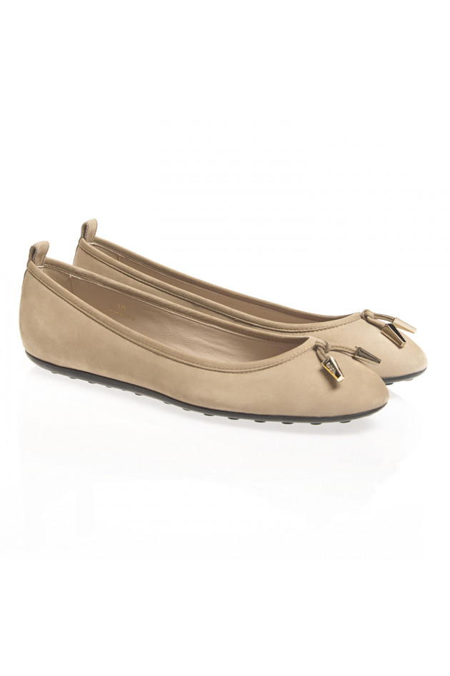 Tod's Ballerina in Beige