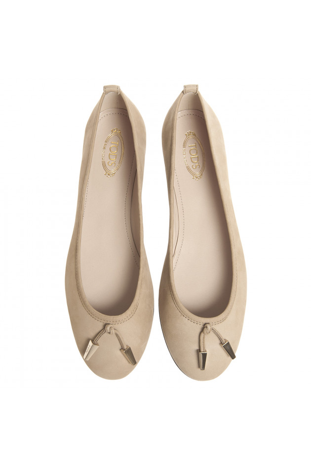 Tod's Ballerina in Beige
