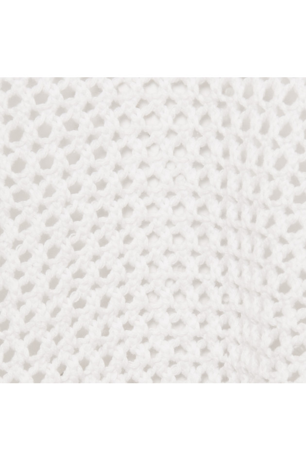 Allude Baumwollpullover in Weiß
