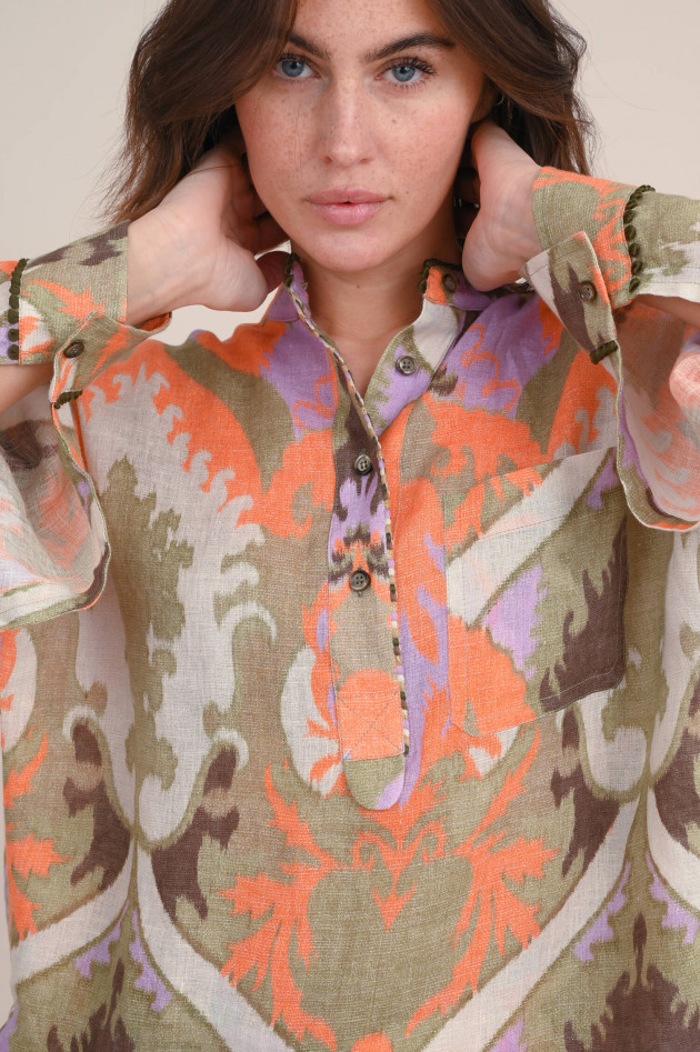 Bazar Deluxe Bluse mit Allover-Print in Multicolor-Musterung