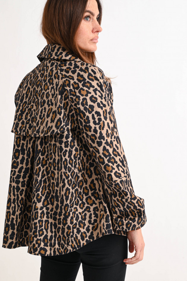 Bazar Deluxe Ausgestellte Leo-Jacke in Braun/Schwarz