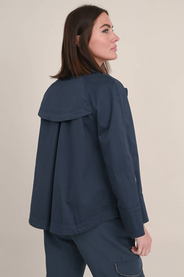 Bazar Deluxe Baumwolljacke mit Pailetten-Detail in Navy