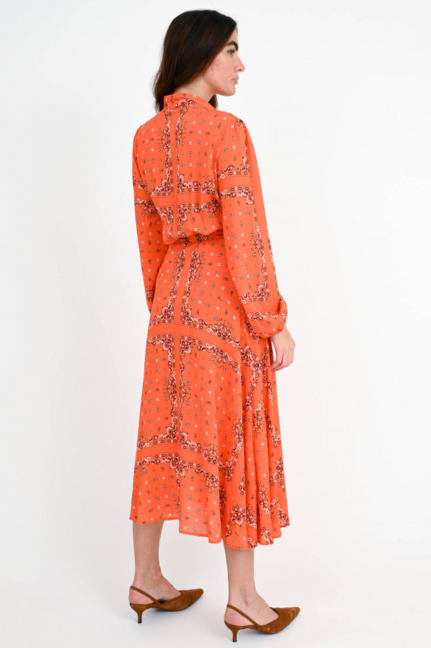 Bazar Deluxe Wickelkleid mit Paisley-Print  in Orange
