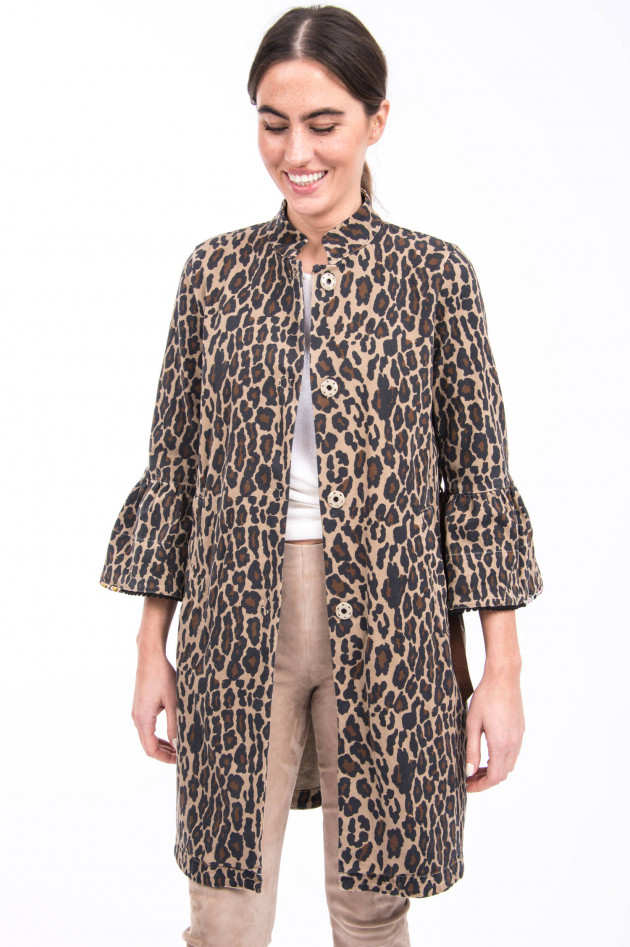 Bazar Deluxe Denimkleid in Leo-Optik