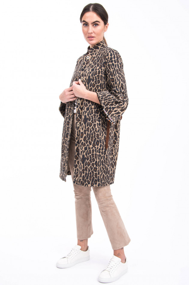 Bazar Deluxe Denimkleid in Leo-Optik