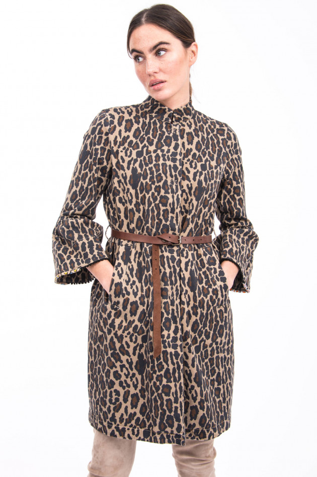 Bazar Deluxe Denimkleid in Leo-Optik