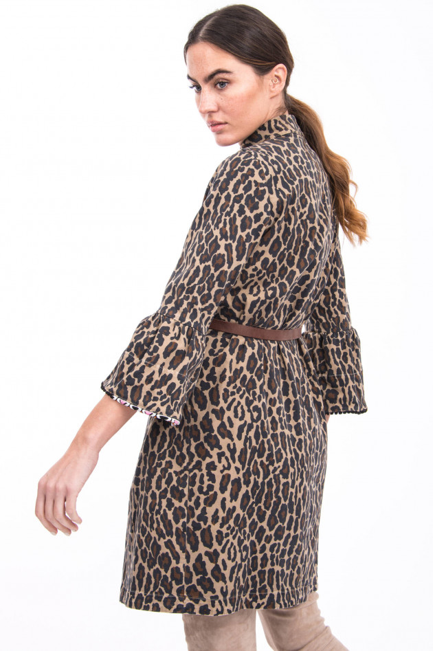 Bazar Deluxe Denimkleid in Leo-Optik
