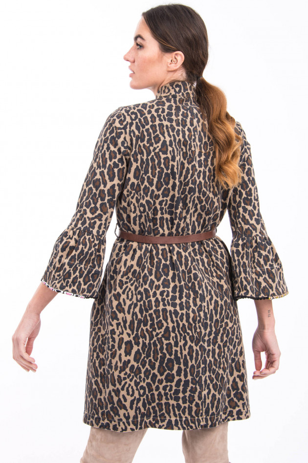 Bazar Deluxe Denimkleid in Leo-Optik
